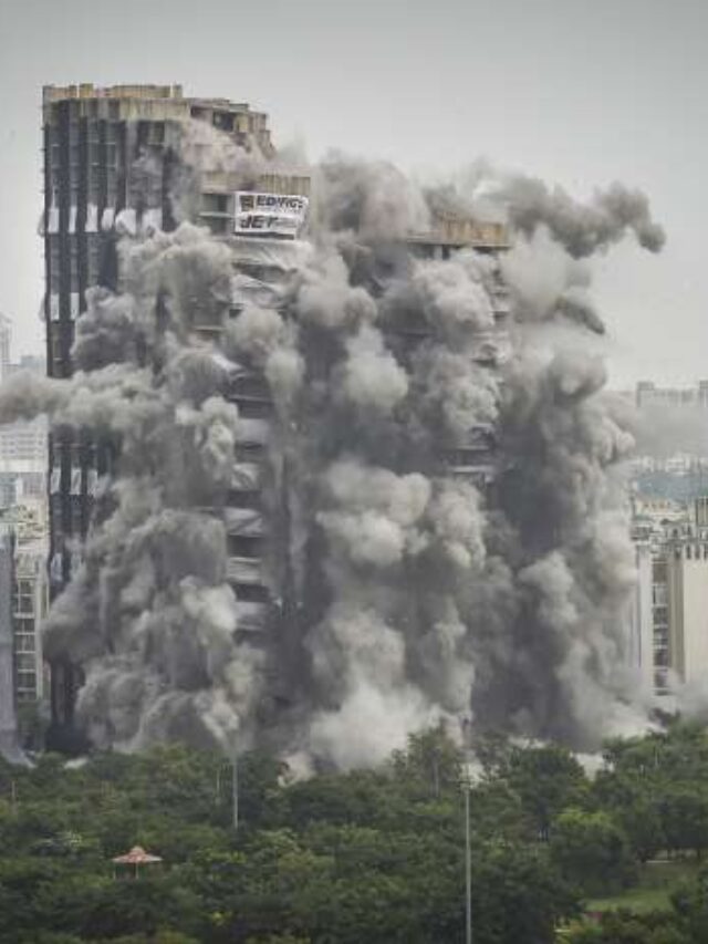 Noida’s Supertech Twin Towers Came down Movement,