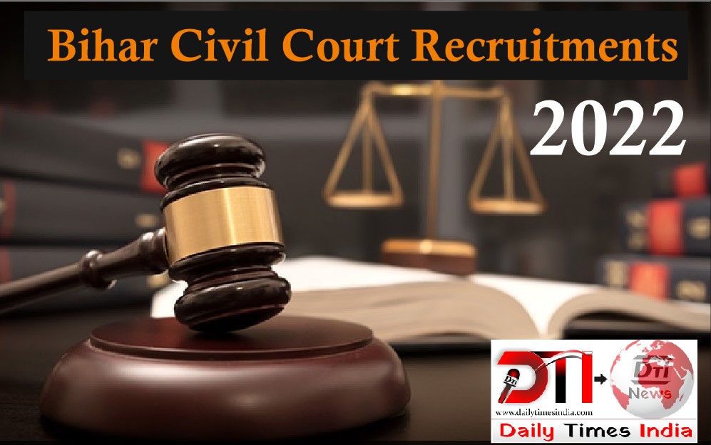 Bihar Civil Court Recruitment: 7692 vacancies for clerk, peon and steno