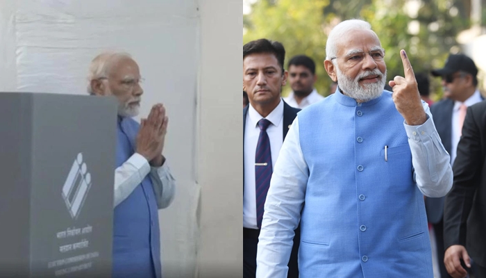Gujarat Assembly election phase 2 : PM Modi casts vote in Ahmedabad, 4.6% turnout recorded till 9 am