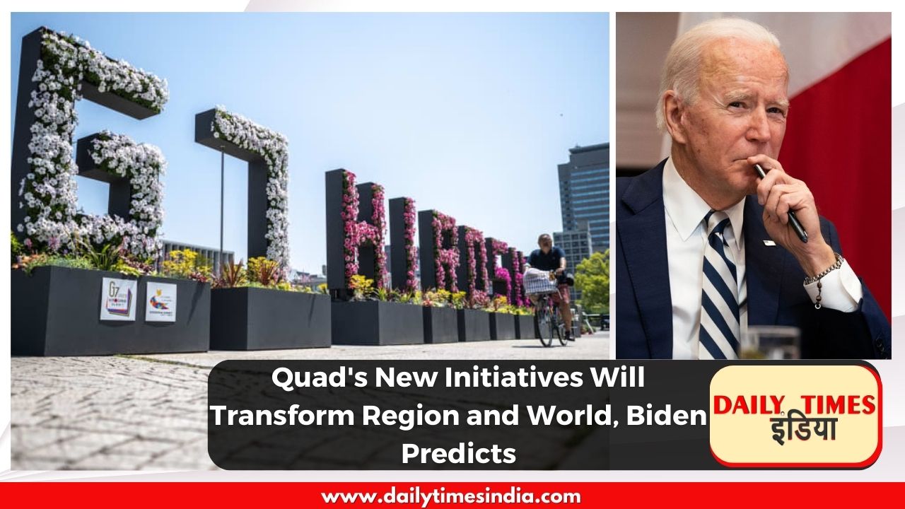 Quad aims to build secure telecommunications in Indo-Pacific, Biden says at Hiroshima summit