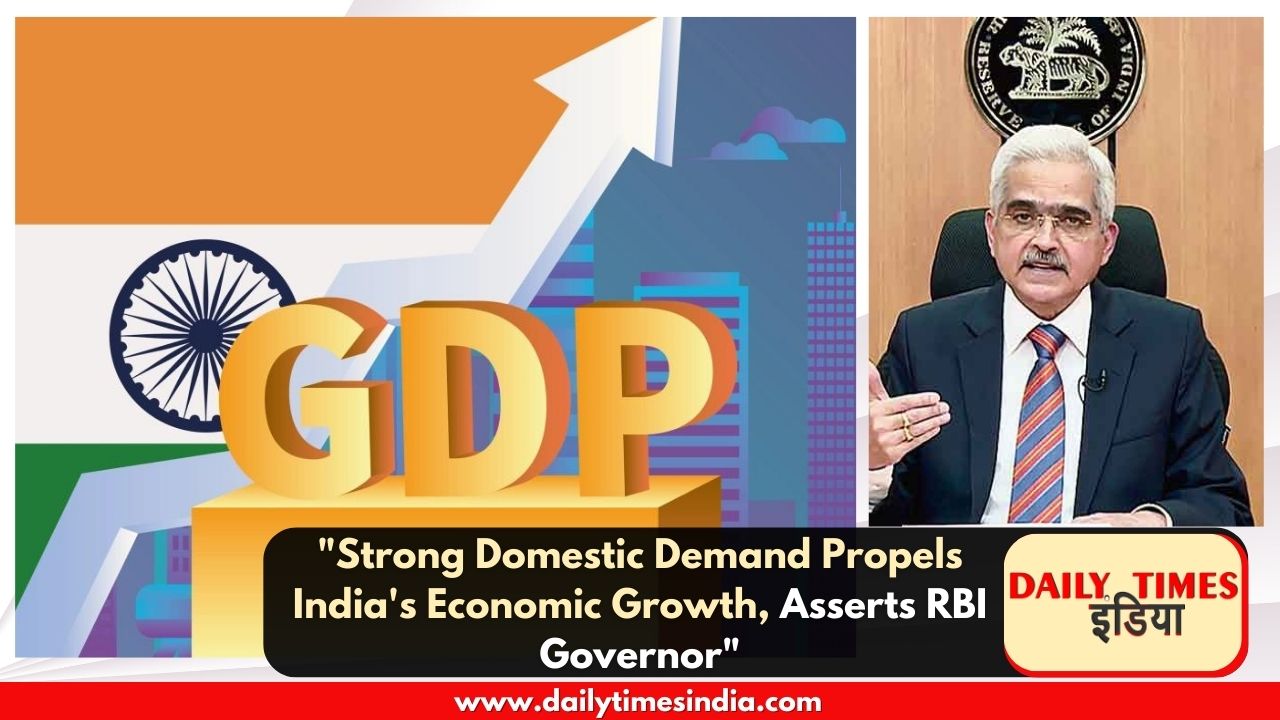 “Optimistic Outlook: RBI Governor anticipates 6.5% real GDP growth for India in 2023-24”