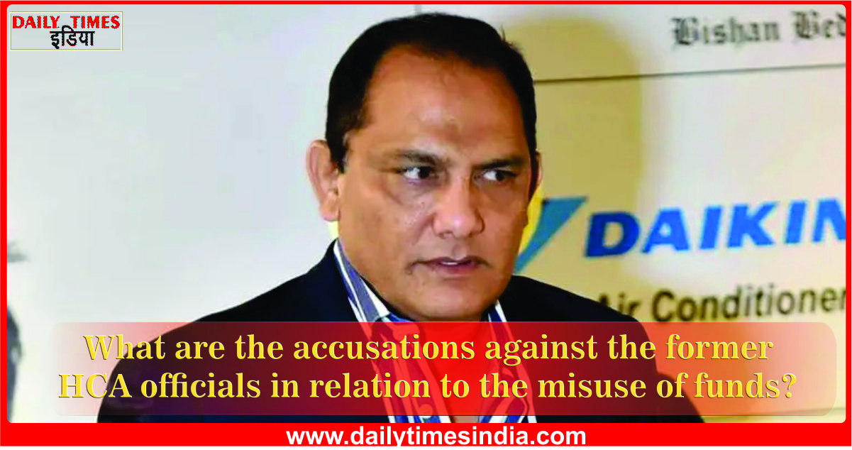 Ex – Indian Cricket Captain Azharuddin faces corruption charges, FIR lodged for misuse of funds in Cricket Association