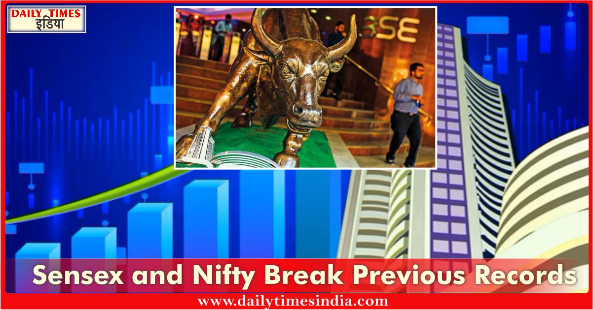 Sensex and Nifty hit record highs as BJP secures dominant wins, Gujarat Alkalies & Chemicals shines, Zee Entertainment dips